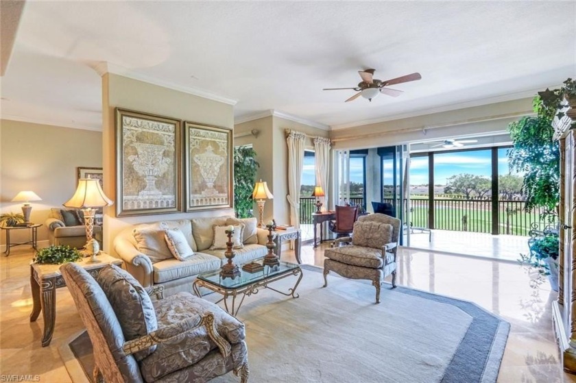 Enjoy spectacular expansive golf course and lake views from this - Beach Home for sale in Naples, Florida on Beachhouse.com