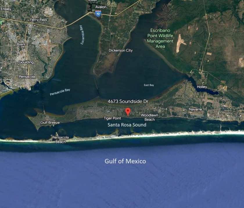Exceptional Deep-Water Lot on Santa Rosa Sound/Intracoastal with - Beach Lot for sale in Gulf Breeze, Florida on Beachhouse.com