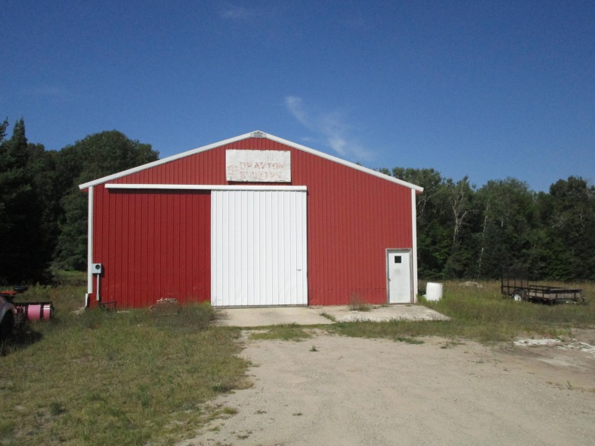 Nice 40' X 80' pole barn with concrete floor and power, a little - Beach Lot for sale in Alanson, Michigan on Beachhouse.com