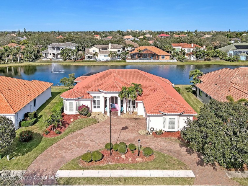 ELEGANT LAKEFRONT CUSTOM BUILT HOME BY JOYAL LOCATED IN THE - Beach Home for sale in Indialantic, Florida on Beachhouse.com