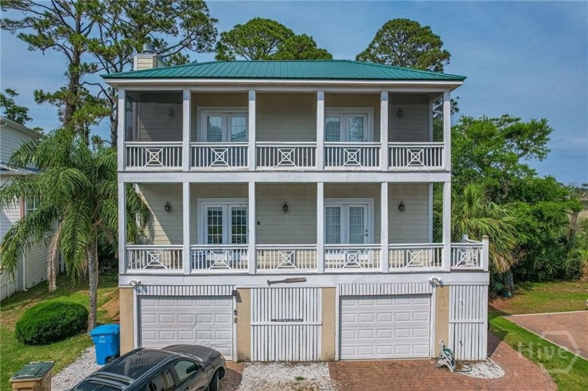 The Tybee Coastal Beach House boasts porches and balconies on - Beach Home for sale in Tybee Island, Georgia on Beachhouse.com