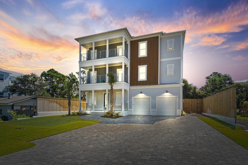 This luxurious new construction 3-story coastal home located on - Beach Home for sale in Santa Rosa Beach, Florida on Beachhouse.com