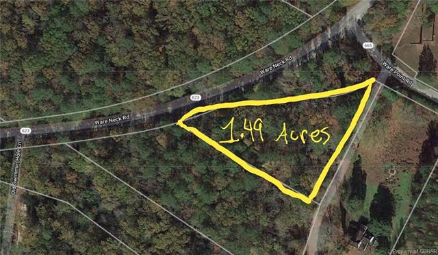 Private wooded building lot in Ware Neck on 1.5 acres. Build - Beach Lot for sale in Gloucester, Virginia on Beachhouse.com