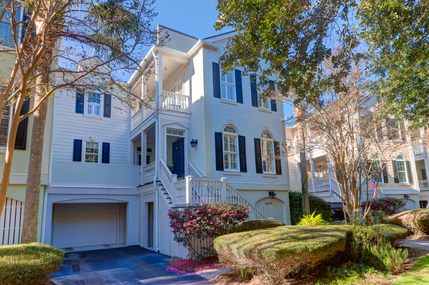 Upon entering this Charleston style townhome through the upper - Beach Home for sale in Seabrook Island, South Carolina on Beachhouse.com