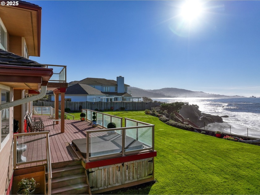 Perched above the sandy shoreline on the coveted Harbor Bench - Beach Home for sale in Brookings, Oregon on Beachhouse.com