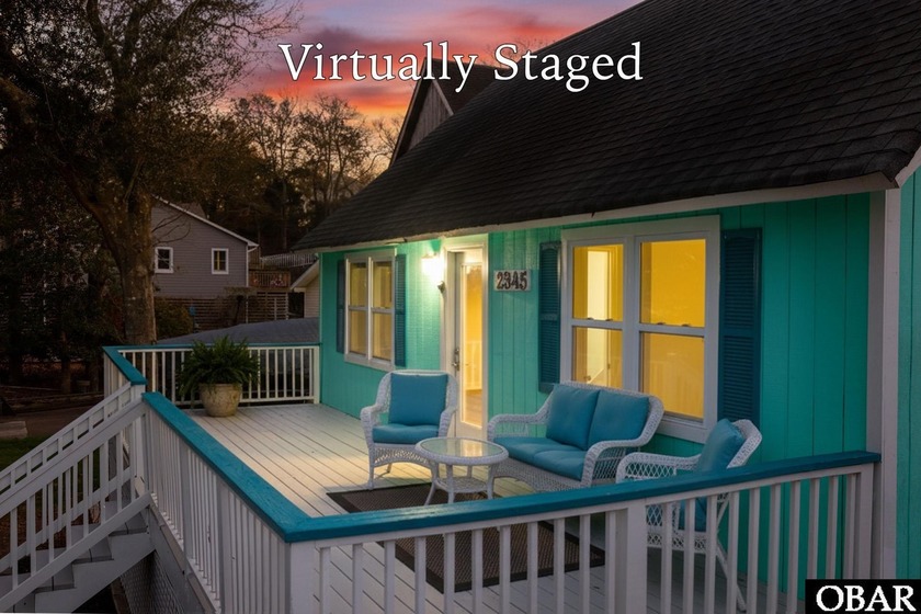 Freshly updated 3-bedroom, 2-bath home with beautiful sound and - Beach Home for sale in Kill Devil Hills, North Carolina on Beachhouse.com