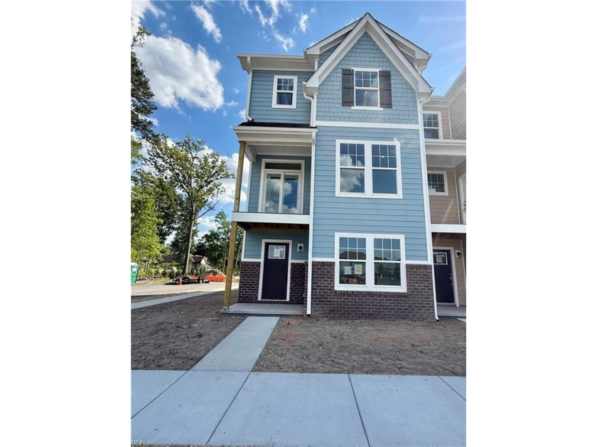 Under construction: End Unit townhome condo w/rear load 2 car - Beach Condo for sale in Chesapeake, Virginia on Beachhouse.com
