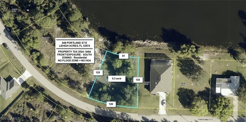 Highly desirable fresh water lake lot in a very popular area of - Beach Lot for sale in Lehigh Acres, Florida on Beachhouse.com