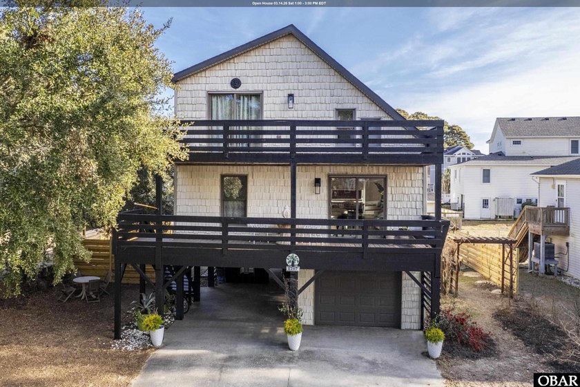 Situated just two homes from the tranquil sound in Wrights - Beach Home for sale in Kill Devil Hills, North Carolina on Beachhouse.com