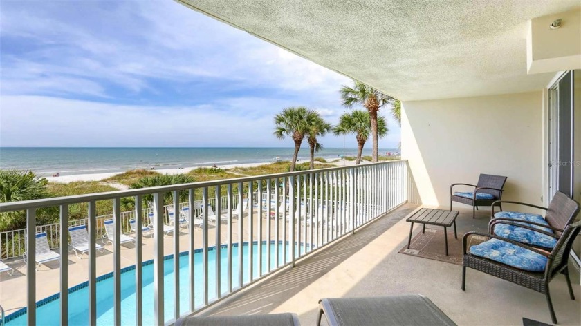 This direct beachfront, turn-key, 2-bedroom, 2-bathroom condo is - Beach Condo for sale in Indian Rocks Beach, Florida on Beachhouse.com