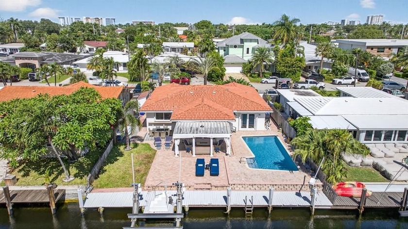Direct Ocean Access pool home. 60 ft of waterfront. 14,000 pound - Beach Home for sale in Pompano Beach, Florida on Beachhouse.com