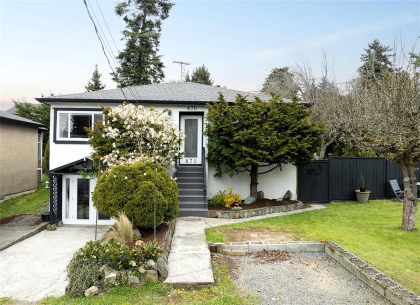 This beautifully renovated 4 bedroom, 2 bathroom bungalow is set - Beach Home for sale in Saanich, British Columbia on Beachhouse.com