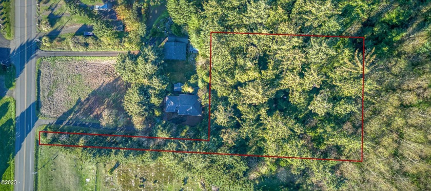 Almost an acre of buildable land with Ocean views in the city - Beach Lot for sale in Yachats, Oregon on Beachhouse.com
