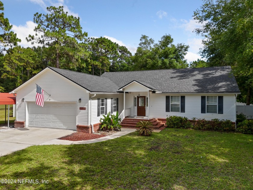 Comfortable custom built home nestled on .75 acres with attached - Beach Home for sale in Fernandina Beach, Florida on Beachhouse.com