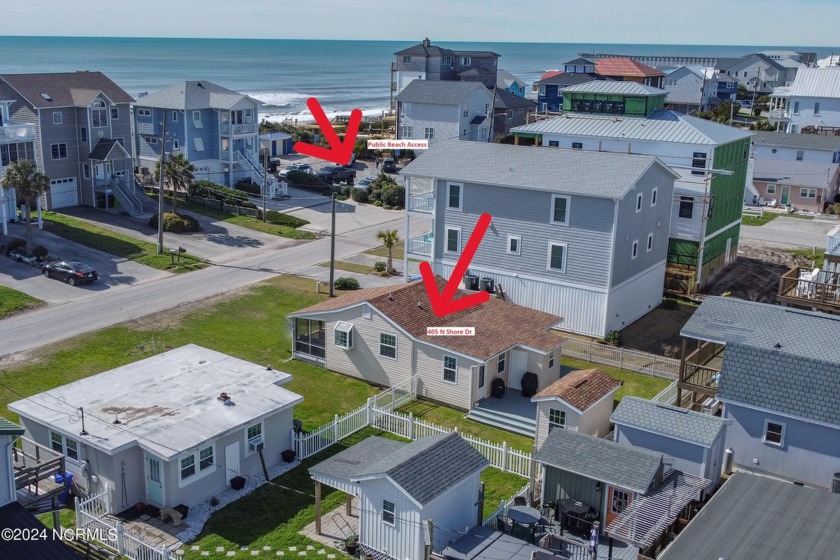 Welcome home to 405 N Shore Dr, this 2 bedroom 1 bathroom beach - Beach Home for sale in Surf City, North Carolina on Beachhouse.com