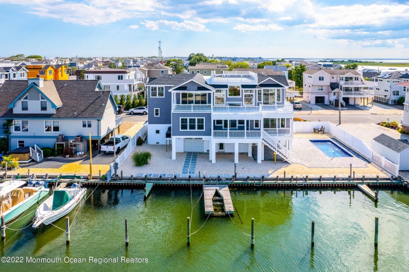 Spanning over 100' on Garden Harbor you'll find this New Custom - Beach Home for sale in Long Beach Island, New Jersey on Beachhouse.com