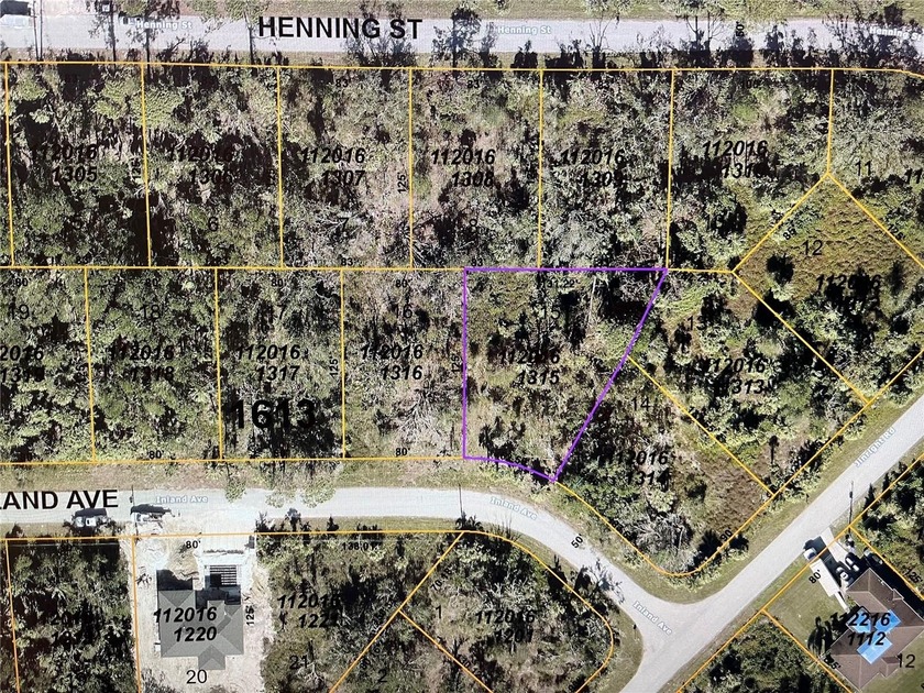 This Residential CORNER OVERSIZED LOT, NICE VIEW sits in a quiet - Beach Lot for sale in North Port, Florida on Beachhouse.com