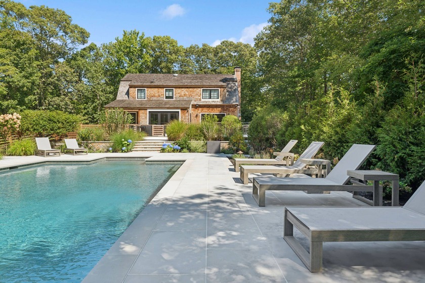Set on a serene and private one-acre parcel, this fully redone - Beach Home for sale in Southampton, New York on Beachhouse.com