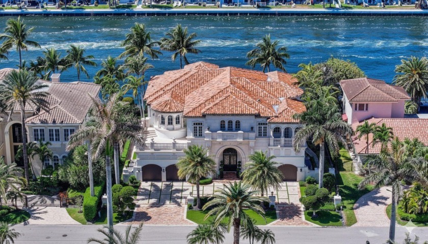 Direct Intracoastal Estate in Prestigious Bel Lido Isle - Beach Home for sale in Highland Beach, Florida on Beachhouse.com