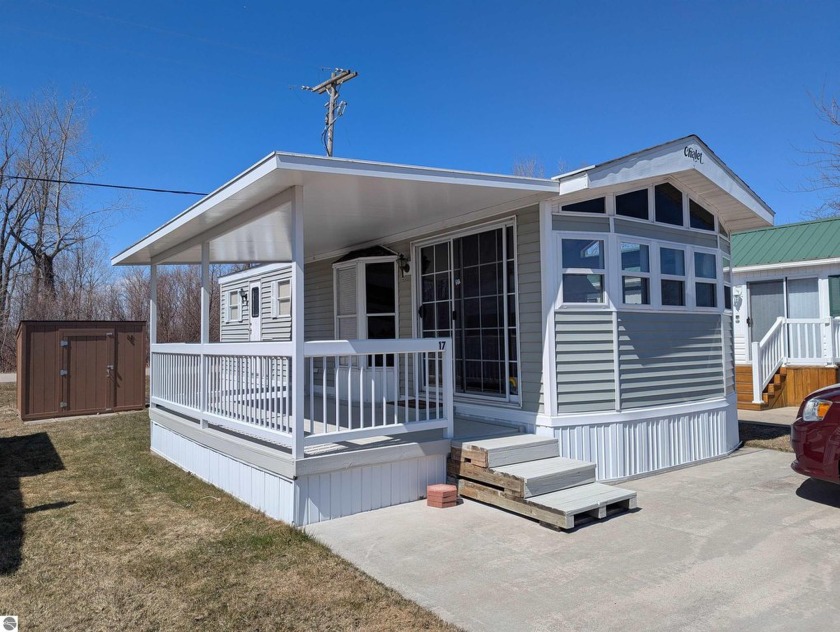 An update park model located at Northport Condominium - Beach Lot for sale in Au Gres, Michigan on Beachhouse.com