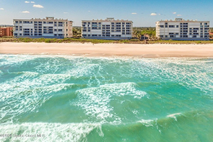 Discover serene beachfront living in this stunning 3 bedroom 2.5 - Beach Condo for sale in Satellite Beach, Florida on Beachhouse.com