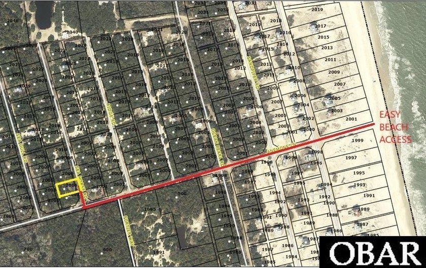 Secluded lot in North Swan Beach, just a short distance from the - Beach Lot for sale in Corolla, North Carolina on Beachhouse.com