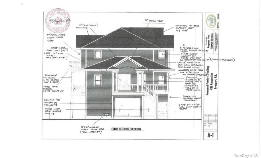 Being Sold With Approved Plans For 5 Bedroom, 2.5 Baths, 2515 - Beach Lot for sale in Freeport, New York on Beachhouse.com