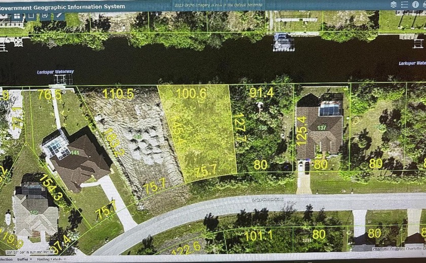 Great waterfront lot! Build your dream home here on this - Beach Lot for sale in Port Charlotte, Florida on Beachhouse.com