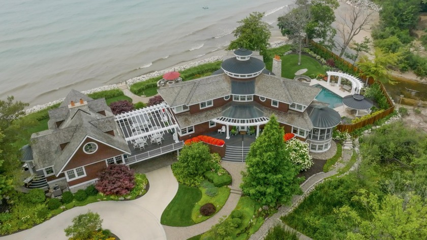 Enjoy abounding sunsets at this private beachfront estate - Beach Home for sale in South Haven, Michigan on Beachhouse.com