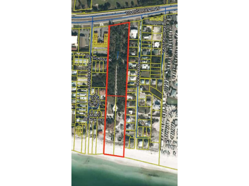 RARE DEVELOPMENT OPPORTUNITY WITH 272' OF BEACH FRONTAGE ON THE - Beach Acreage for sale in Miramar Beach, Florida on Beachhouse.com