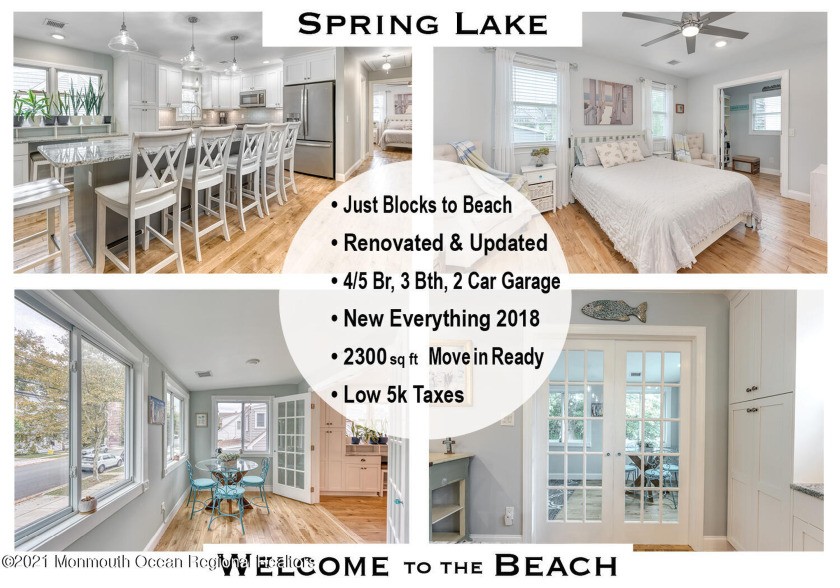 Spring Lake Premium Move In ready Beach Home Rebuilt 2018! - Beach Home for sale in Spring Lake, New Jersey on Beachhouse.com
