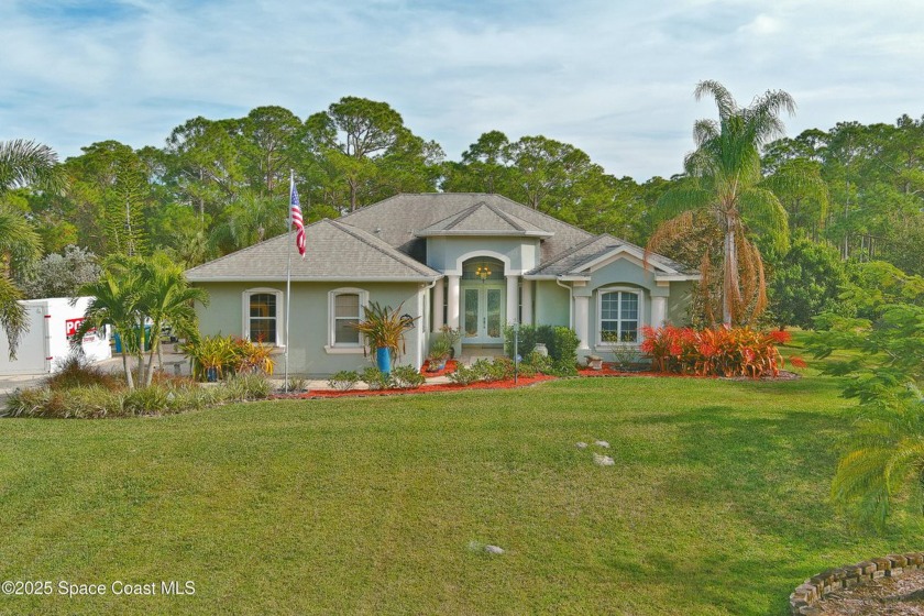 Privacy abounds on 2.26 acres estate. This beautiful 2,844 sq - Beach Home for sale in Grant, Florida on Beachhouse.com