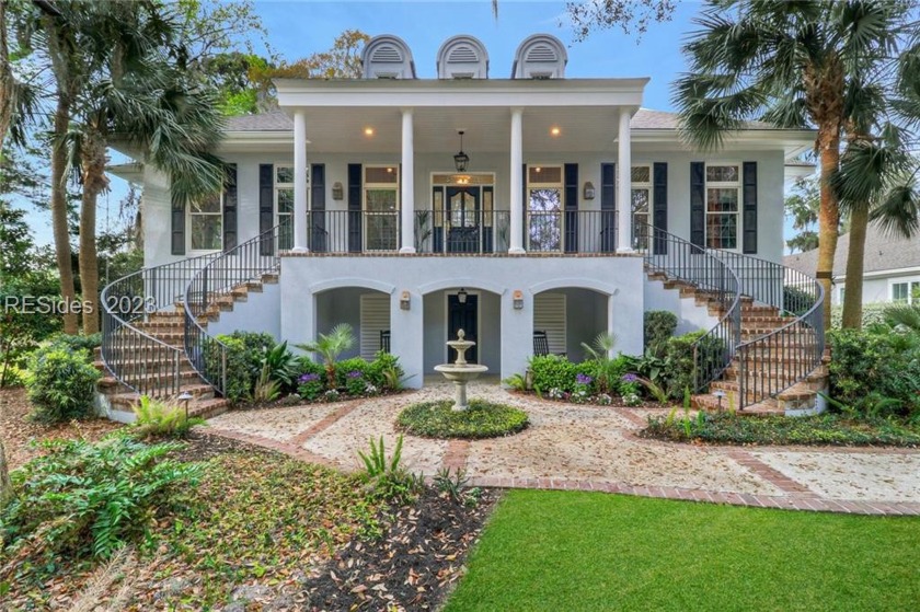 Dreamy Southern living defines this renovated 4BR home perched - Beach Home for sale in Hilton Head Island, South Carolina on Beachhouse.com