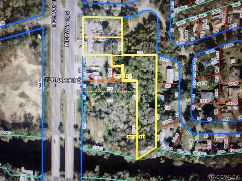 ***PRIME COMMERICAL PROPERTY*** 192 feet on Hwy 19 and 117 feet - Beach Commercial for sale in Inglis, Florida on Beachhouse.com