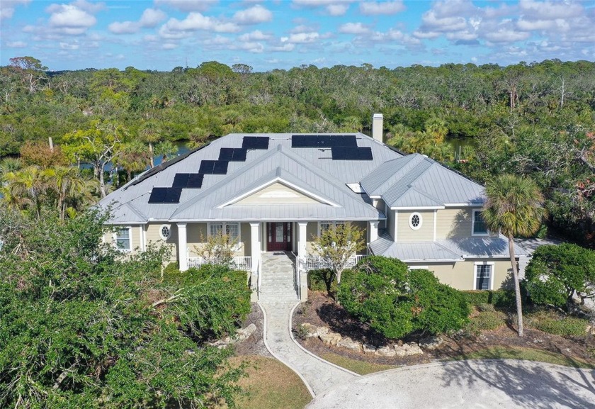 This home is situated on a very private 1 acre lot at the end of - Beach Home for sale in Nokomis, Florida on Beachhouse.com