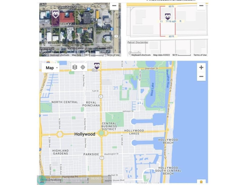 SS SHERIDAN ST district Zoning , CAN BUILD UP 21,348 SQ FT TOTAL - Beach Commercial for sale in Hollywood, Florida on Beachhouse.com