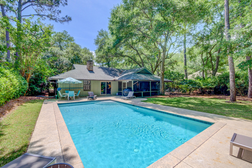 Beautiful home in Sea Pines with private pool and tennis! Walk - Beach Vacation Rentals in Hilton Head Island, South Carolina on Beachhouse.com