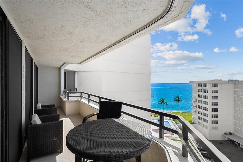 Sunny southeast ocean views from this furnished 2 bedroom/2 bath - Beach Condo for sale in South Palm Beach, Florida on Beachhouse.com
