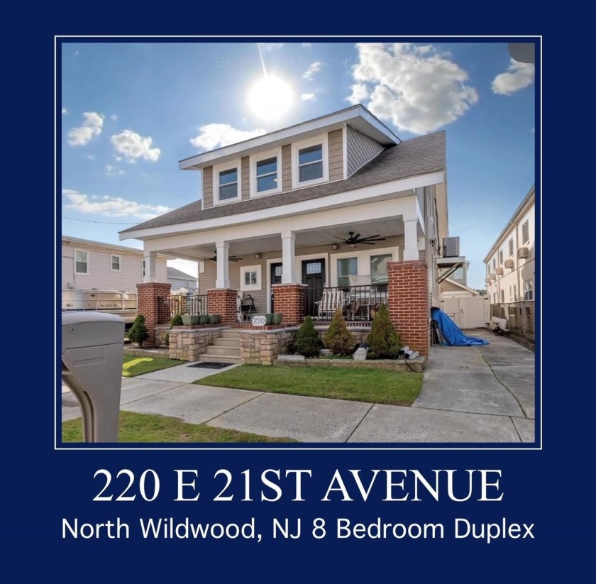 This is an extremely Rare opportunity to Purchase a duplex with - Beach Home for sale in North Wildwood, New Jersey on Beachhouse.com