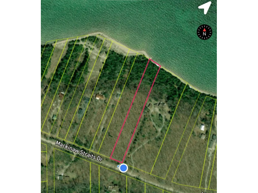 Rare Lakefront Opportunity - One of Two Expansive Parcels - Beach Acreage for sale in Cheboygan, Michigan on Beachhouse.com