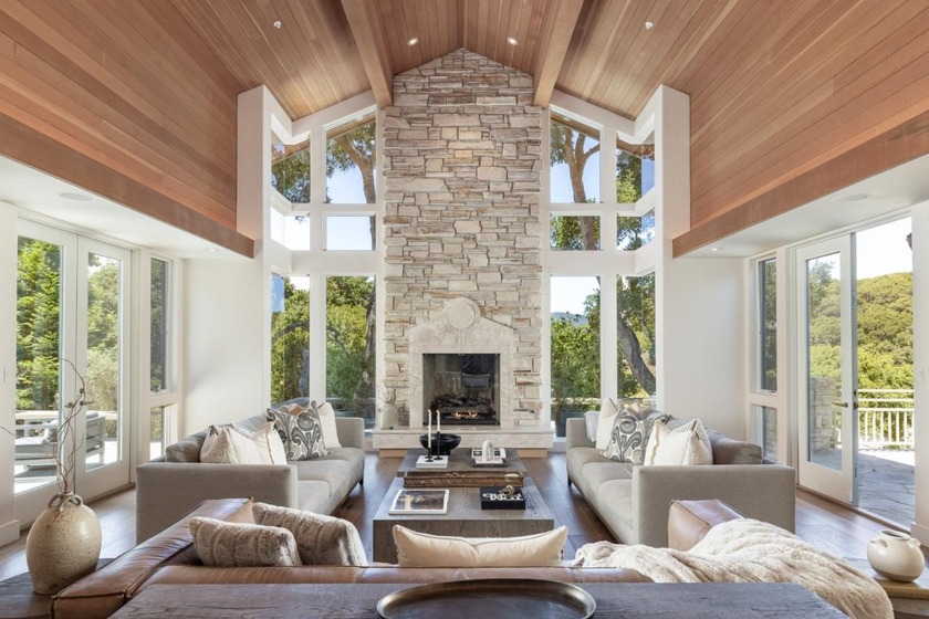 Set amongst the oaks, this stunning home connects the interior - Beach Home for sale in Carmel, California on Beachhouse.com
