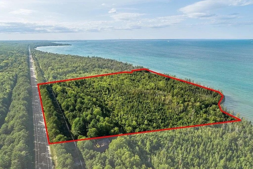 40 acres for sale on Lake Huron with Spectacular Views of - Beach Acreage for sale in Cheboygan, Michigan on Beachhouse.com
