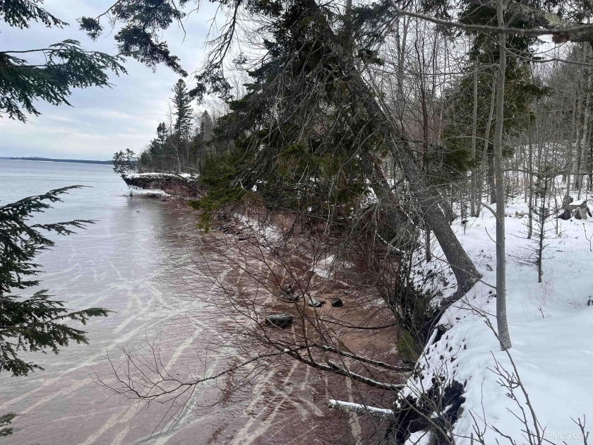 Spectacular Lake lot boasting 435 feet of rock/sand frontage and - Beach Lot for sale in Marquette, Michigan on Beachhouse.com