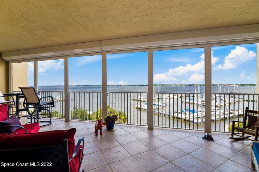 Sweeping Indian River views from the moment you enter this - Beach Condo for sale in Cocoa, Florida on Beachhouse.com