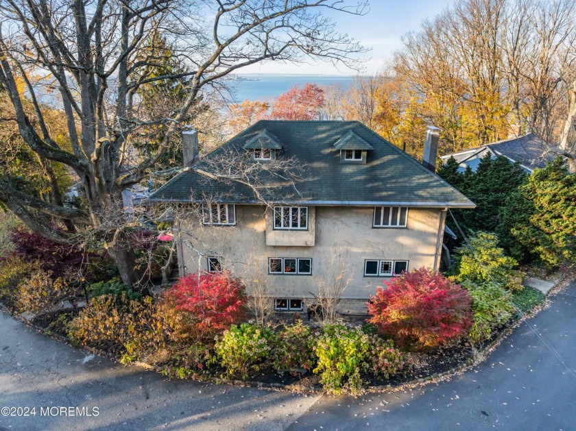 This 1909 Gustav Stickley Craftsman home is a masterpiece of - Beach Home for sale in Atlantic Highlands, New Jersey on Beachhouse.com