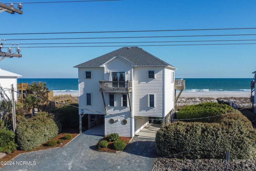 Welcome to coastal living at its finest! This impressive direct - Beach Home for sale in Topsail Beach, North Carolina on Beachhouse.com