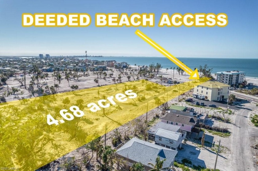 Phenomenal investment  development opportunity: 4.68 acres on - Beach Acreage for sale in Fort Myers Beach, Florida on Beachhouse.com