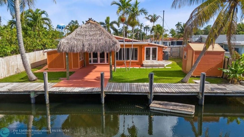 OUTSTANDING THREE BEDROOM, TWO BATH HOME ON OCEAN ACCESS CANAL - Beach Home for sale in Hollywood, Florida on Beachhouse.com