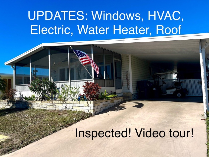 339 Colony Dr N, North section Colony Cove 55+, large dog/golf - Beach Home for sale in Ellenton, Florida on Beachhouse.com