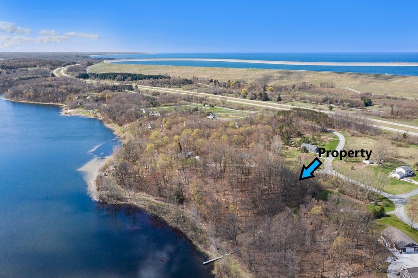 This beautiful 2.14 acre building site has 186  ft of private - Beach Lot for sale in Ludington, Michigan on Beachhouse.com